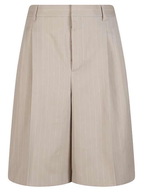 Bermuda Pinstripe Pleat AMI PARIS | HSO827WV0197A043